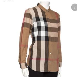 Women’s Burberry check shirt